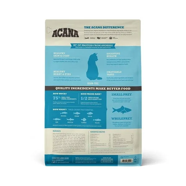 ACANA Grain Free Wild Atlantic Freeze Dried Coated Dry Cat Food