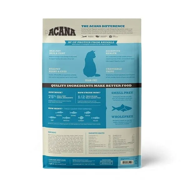 ACANA Grain Free Wild Atlantic Freeze Dried Coated Dry Cat Food