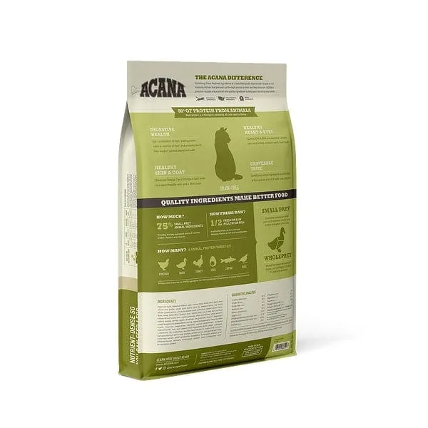 ACANA Grassland Freeze Dried Coated Grain Free Dry Cat Food