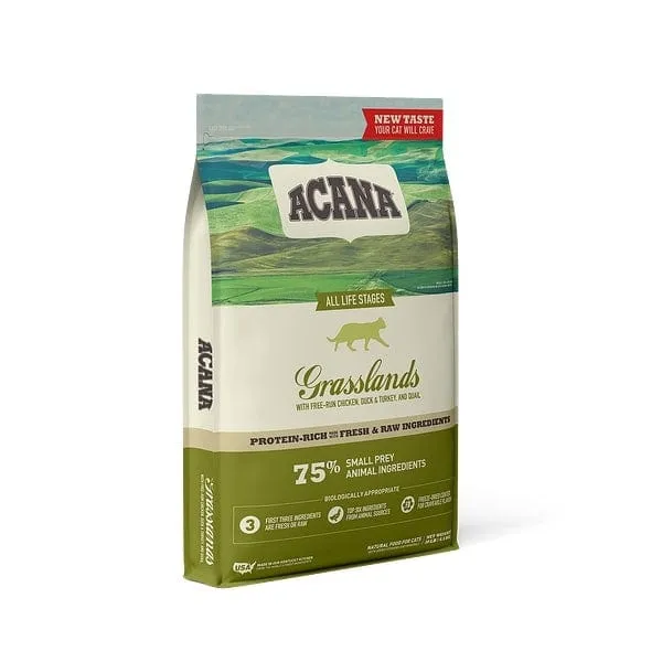 ACANA Grassland Freeze Dried Coated Grain Free Dry Cat Food