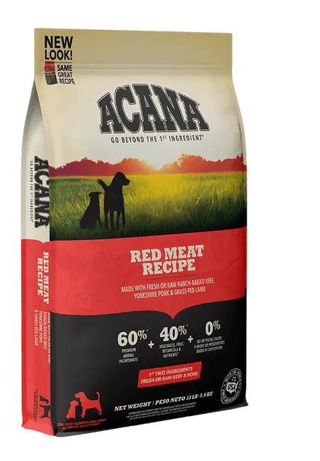 ACANA Red Meat Formula Grain Free Dry Dog Food