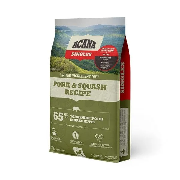 ACANA Singles Pork & Squash Recipe Grain Free Dry Dog Food