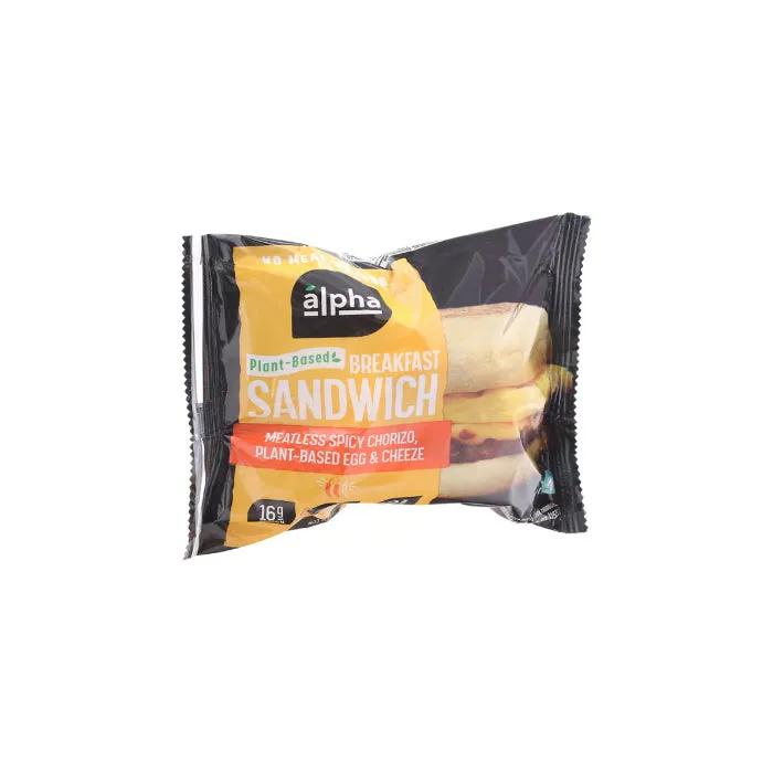 Alpha Foods - Breakfast Sandwich Chorizo, 5.5oz