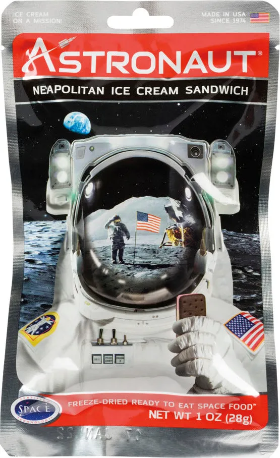 Astronaut Neapolitan Ice Cream Sandwich