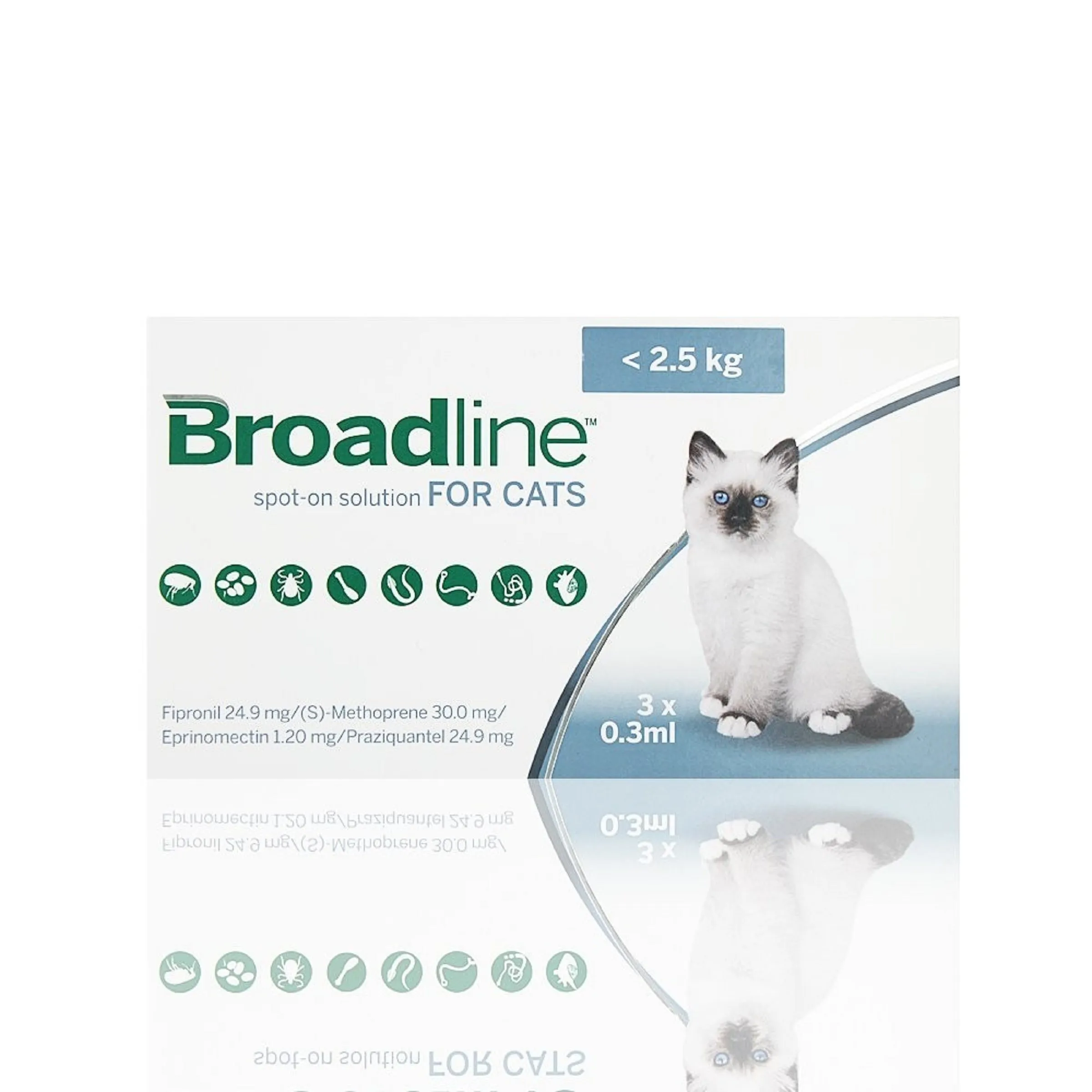 Broadline Spot-On Solution for Small Cats ( up to 2.5Kg ) X 1 Dose