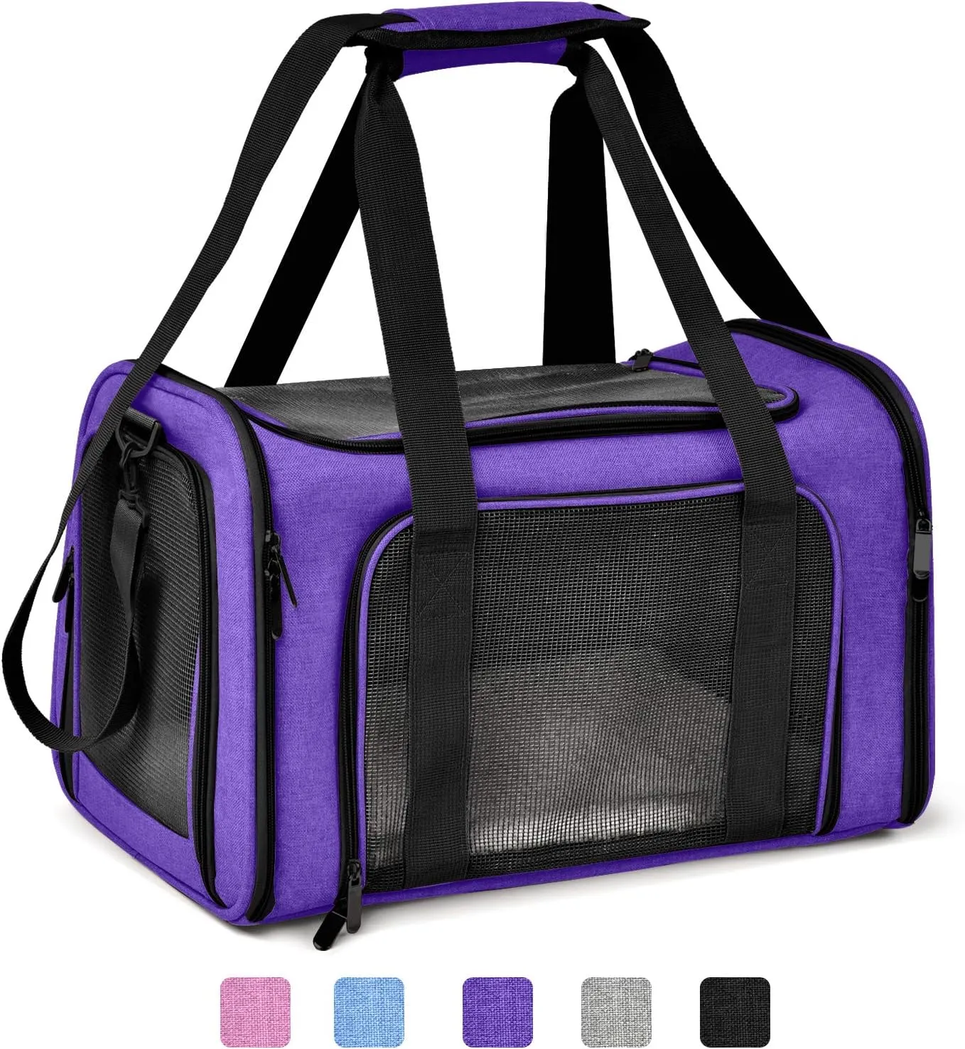 Cat Carriers Dog Carrier Pet Carrier for Small Medium Cats Dogs Puppies of 15 Lbs