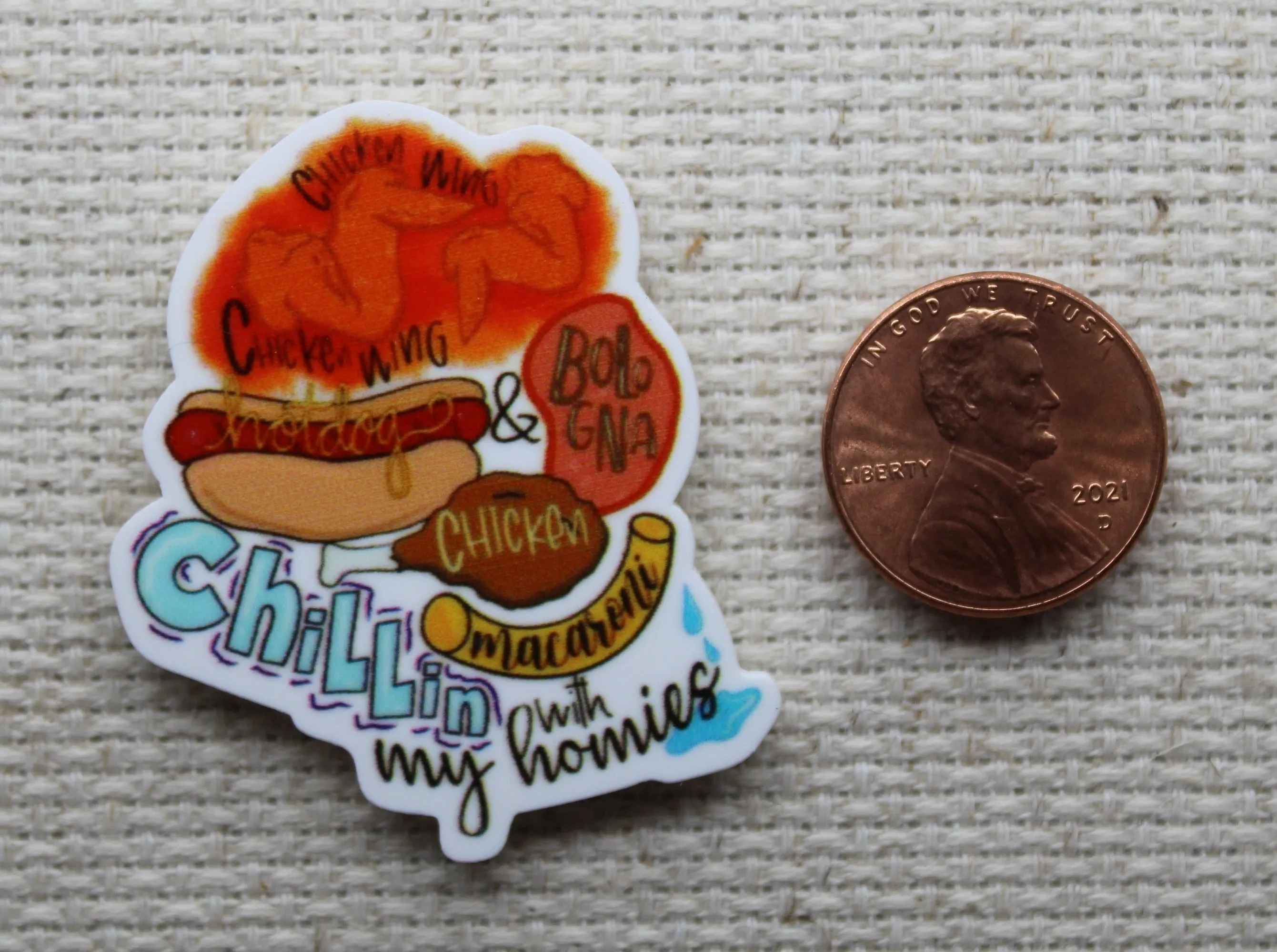 Chillin With My Homies Needle Minder, Cover Minder, Magnet LAST ONE!