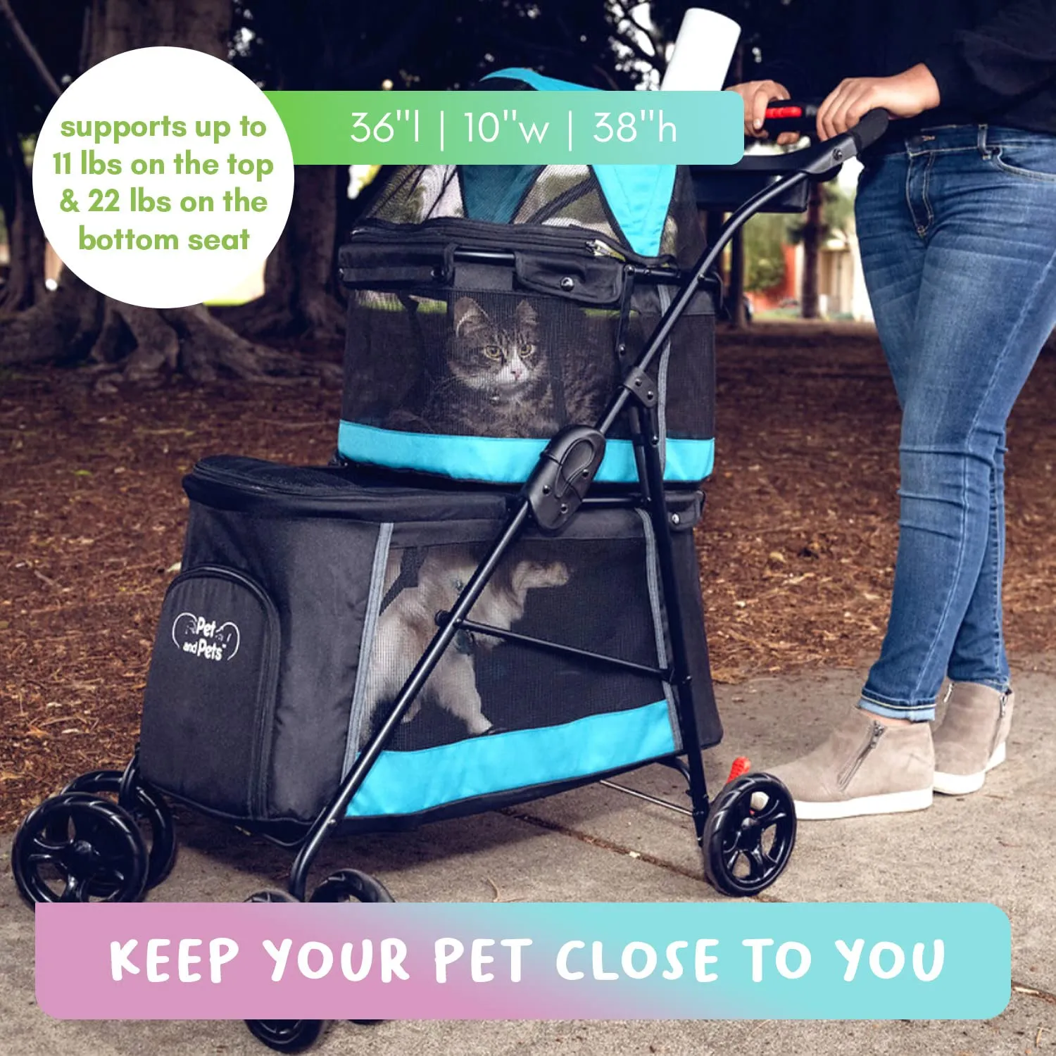 Double Decker Pet Stroller