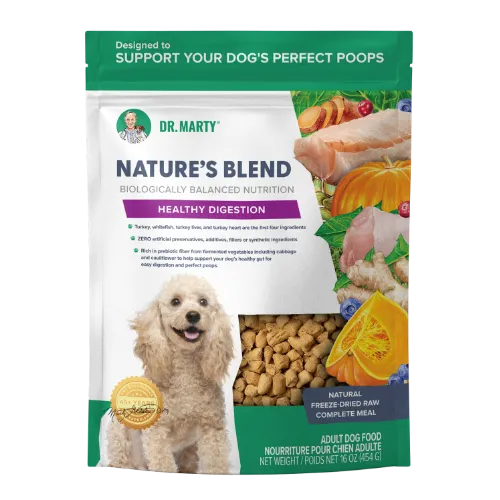 DR. MARTY Nature’s Blend Healthy Digestion Freeze Dried Raw Dog Food