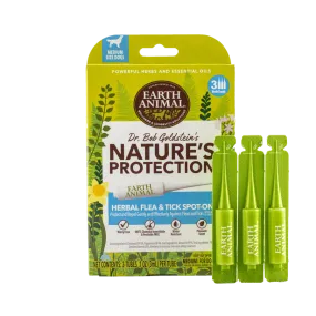 Earth Animal Nature's Protection™ Flea & Tick Herbal Spot-On for Medium Dogs