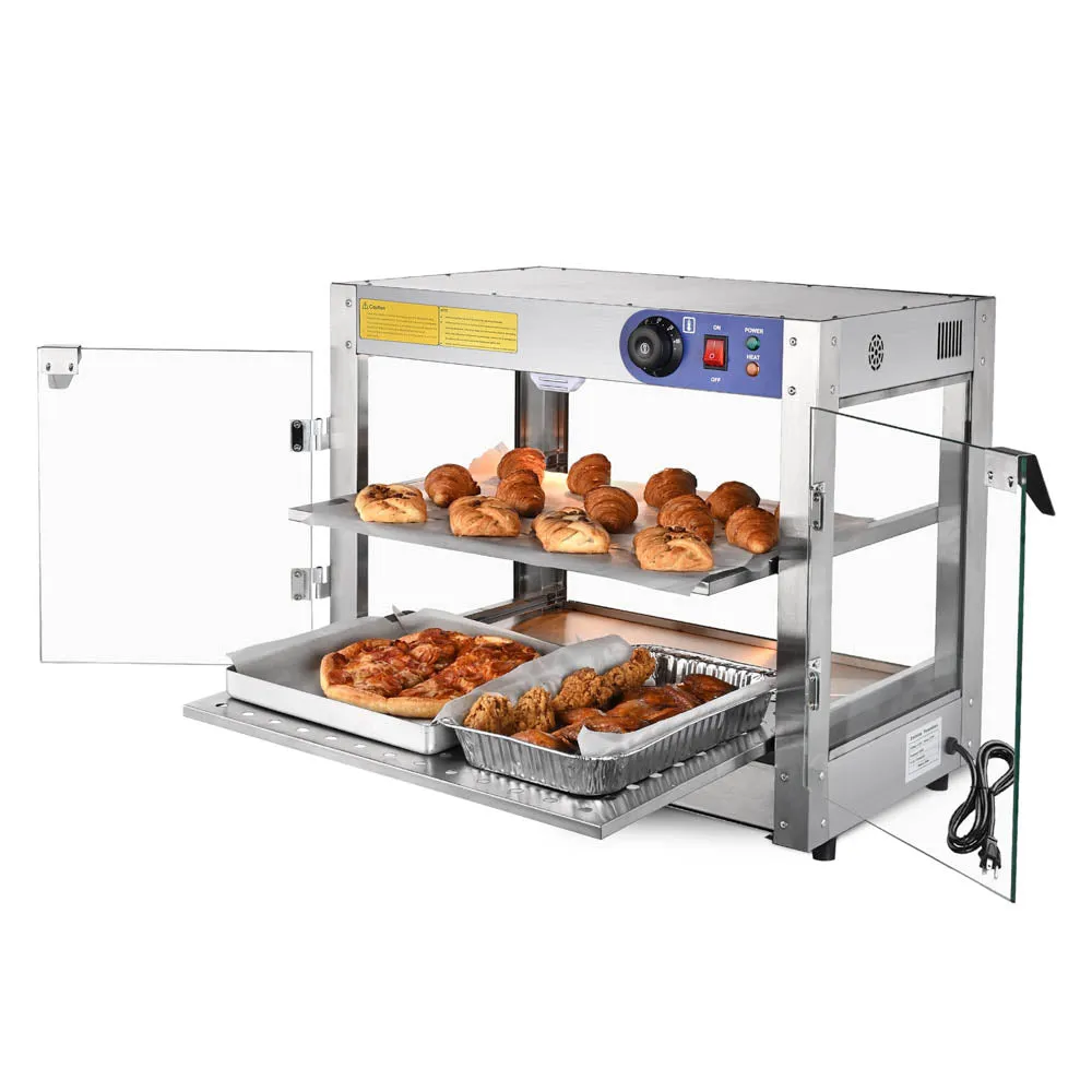 Food Warmer Display Cabinet 2-Tier