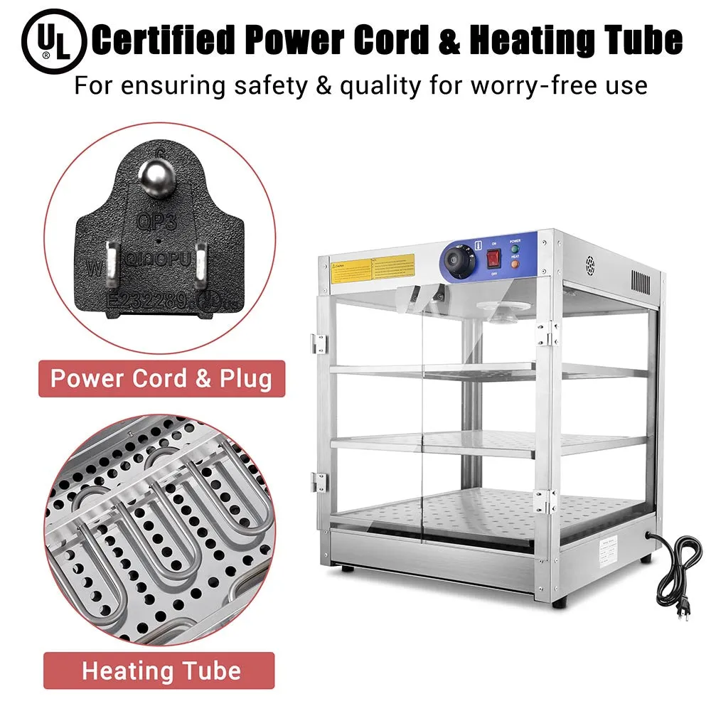 Food Warmer Display Cabinet 2-Tier