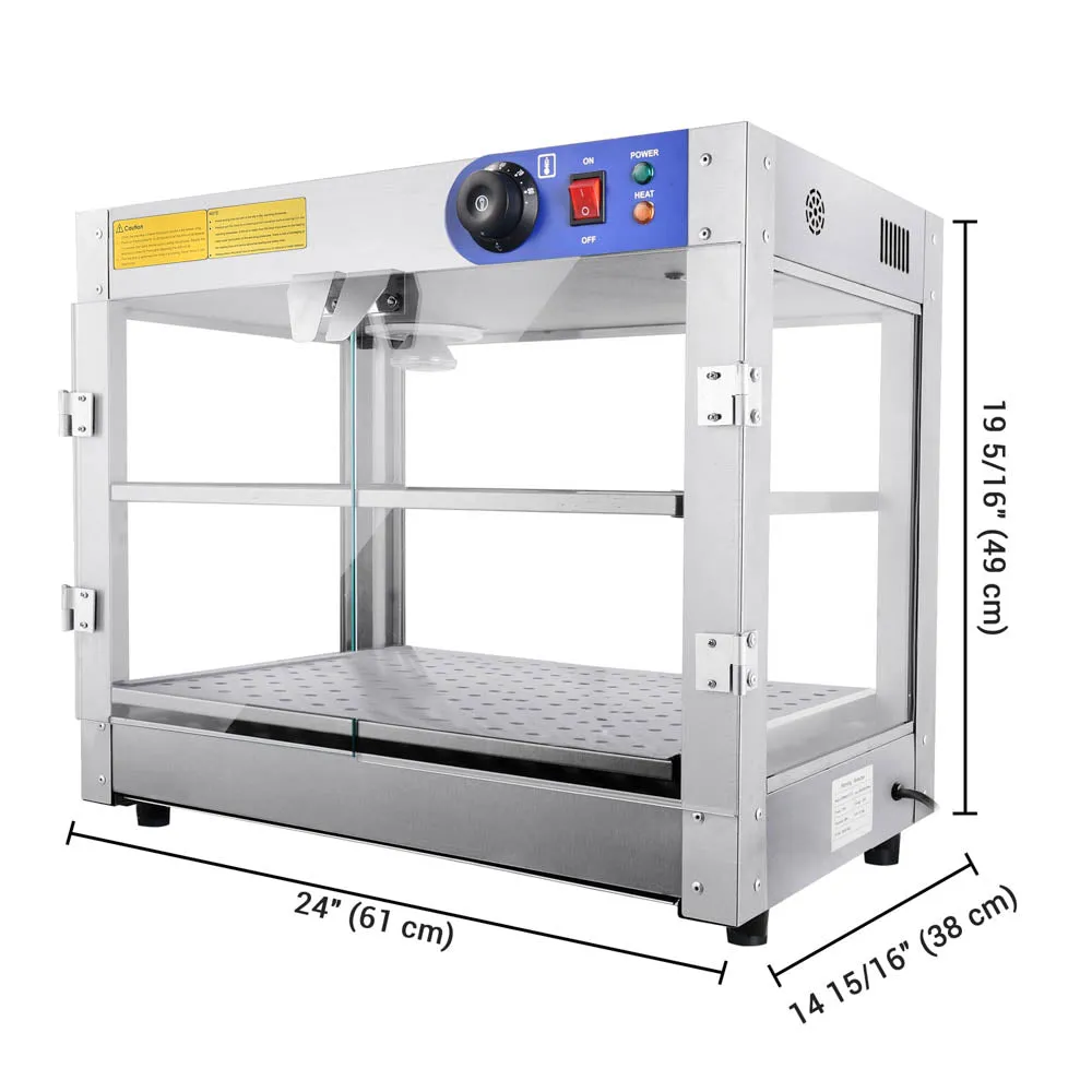 Food Warmer Display Cabinet 2-Tier