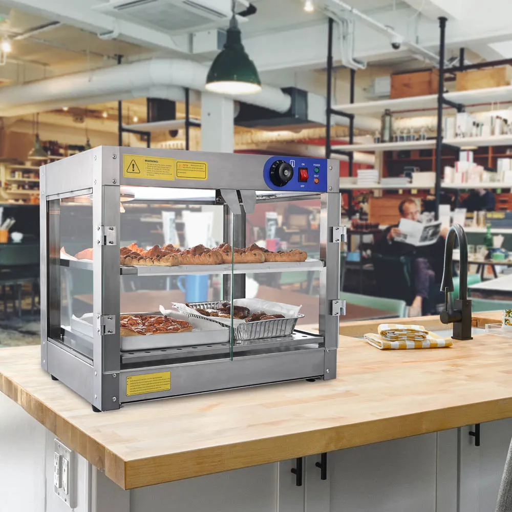 Food Warmer Display Cabinet 2-Tier