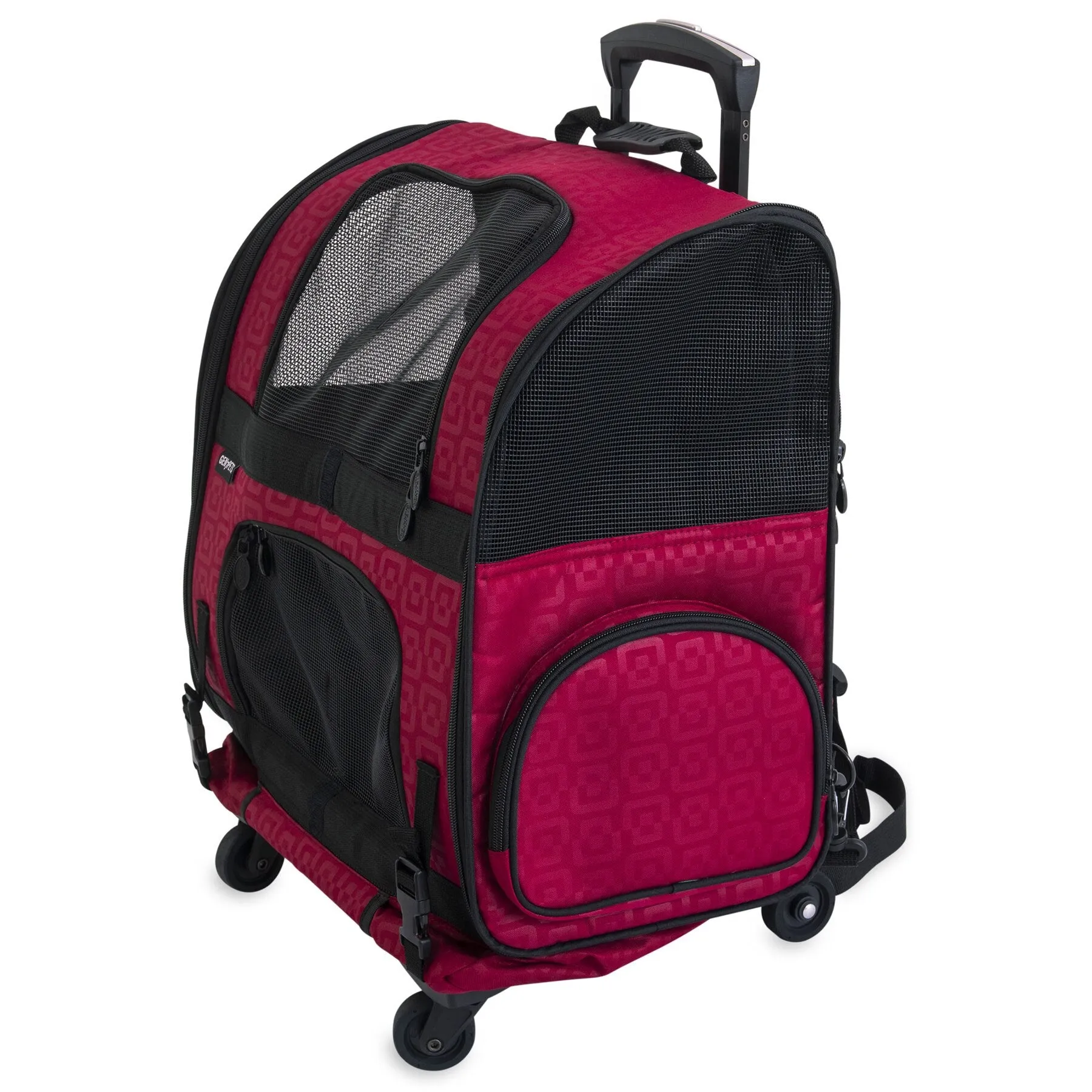 Gen7Pets Red Geometric Roller-Carrier