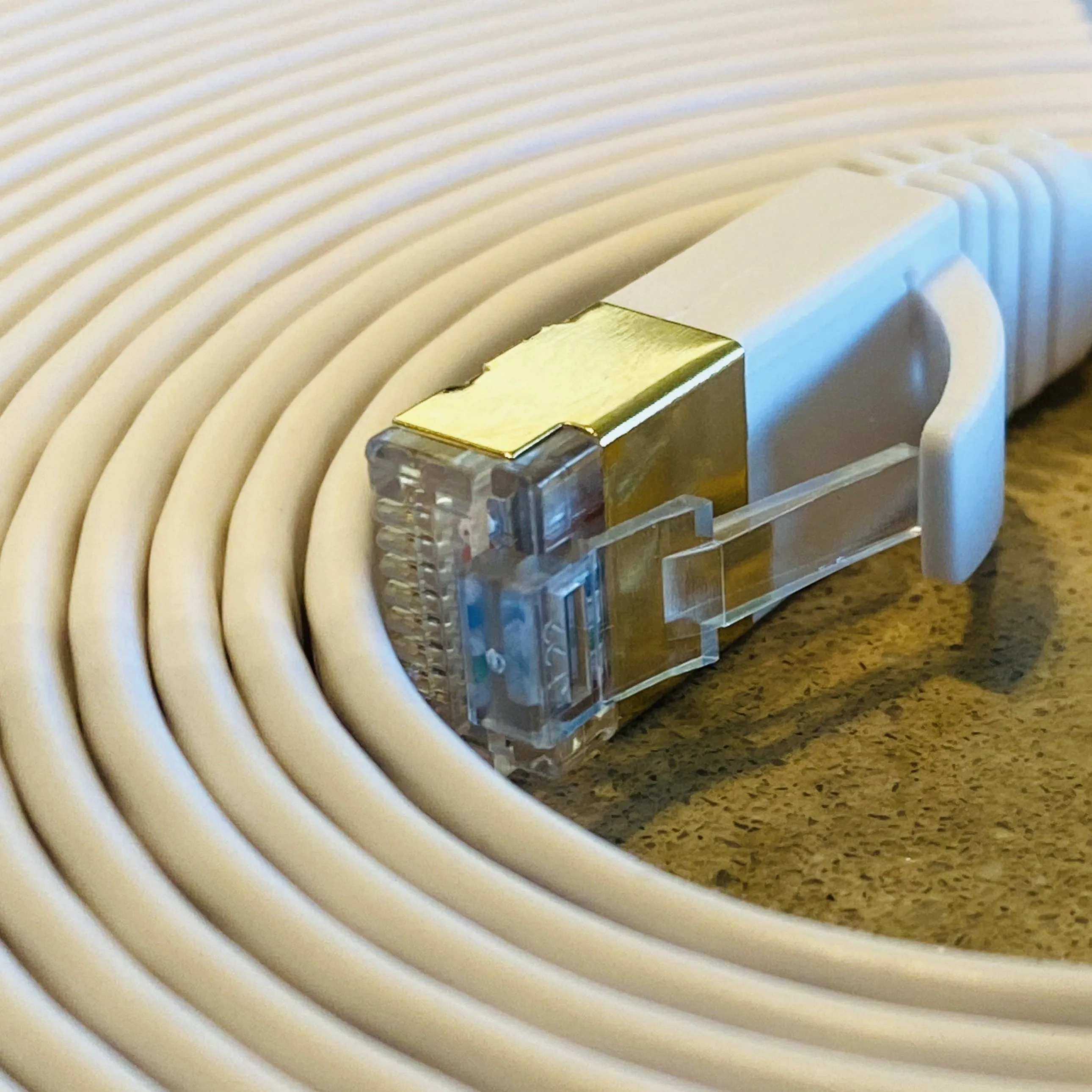 Hard Wire Shielded CAT 8 Ethernet Cables For Best EMF Protection Available--EMF FREE-NO RADIATION!