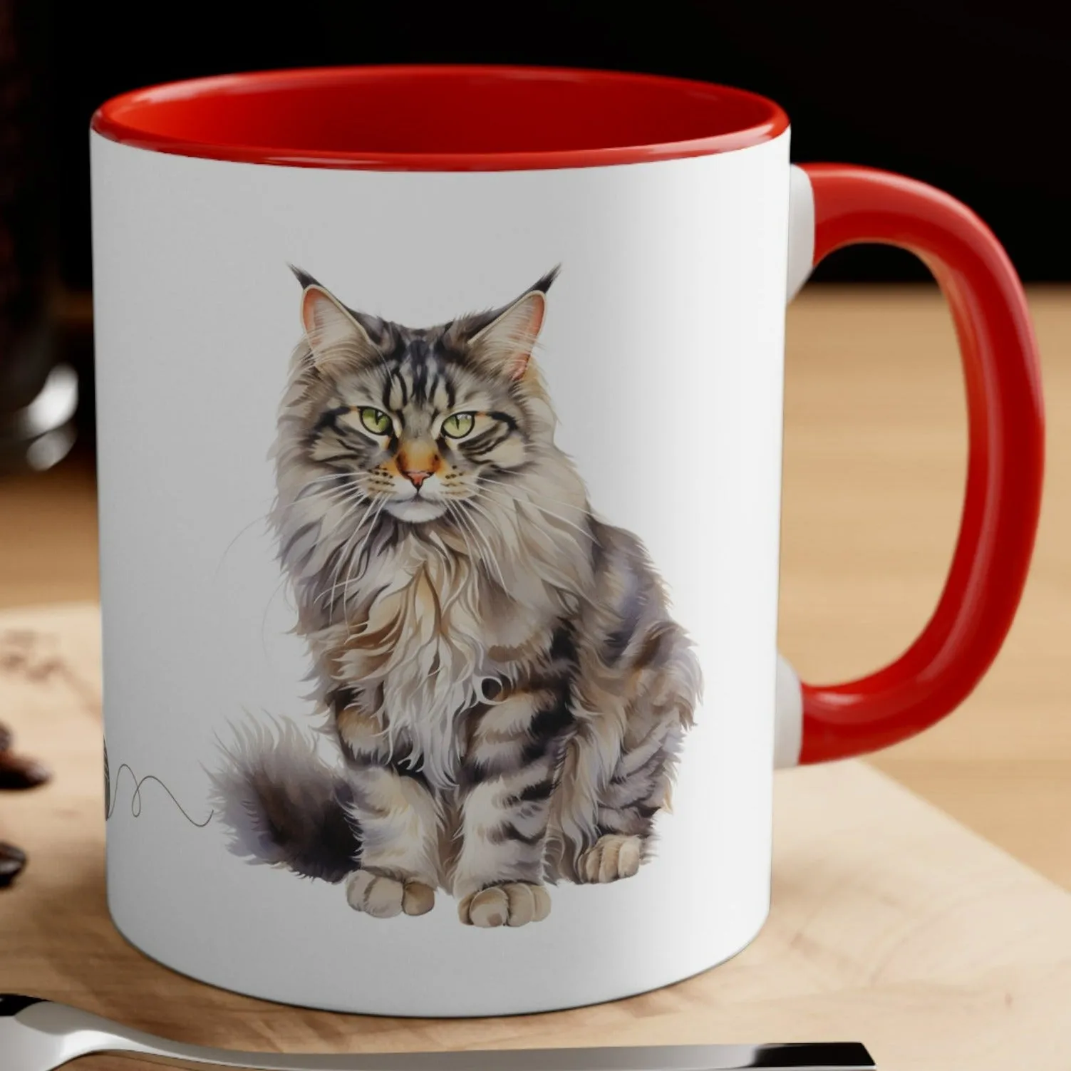 MAIN COON CAT MUG - Cat Breeds - Mugscity - Free Shipping