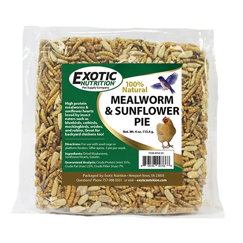 Mealworm & Sunflower Pie