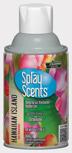 Metered Air Fresheners SprayScents® Hawaiian Island Champion Sprayon 7 oz Can - 5333, Box of 12