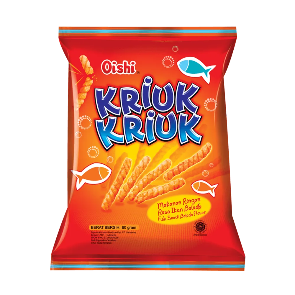 OISHI Kriuk-Kriuk Fish Balado Flavor 60g