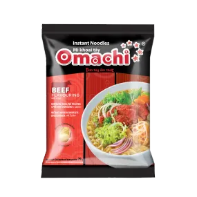 OMACHI Instant Noodles With Potato Starch _ Beef Flavouring 79g