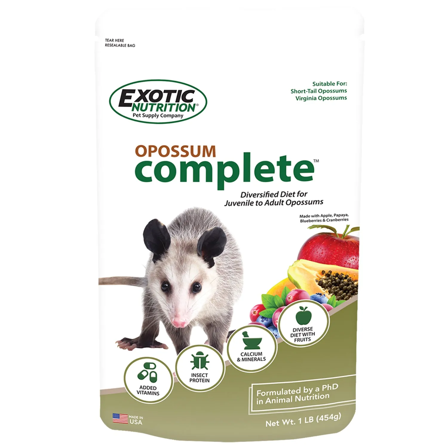 Opossum Complete Opossum Food