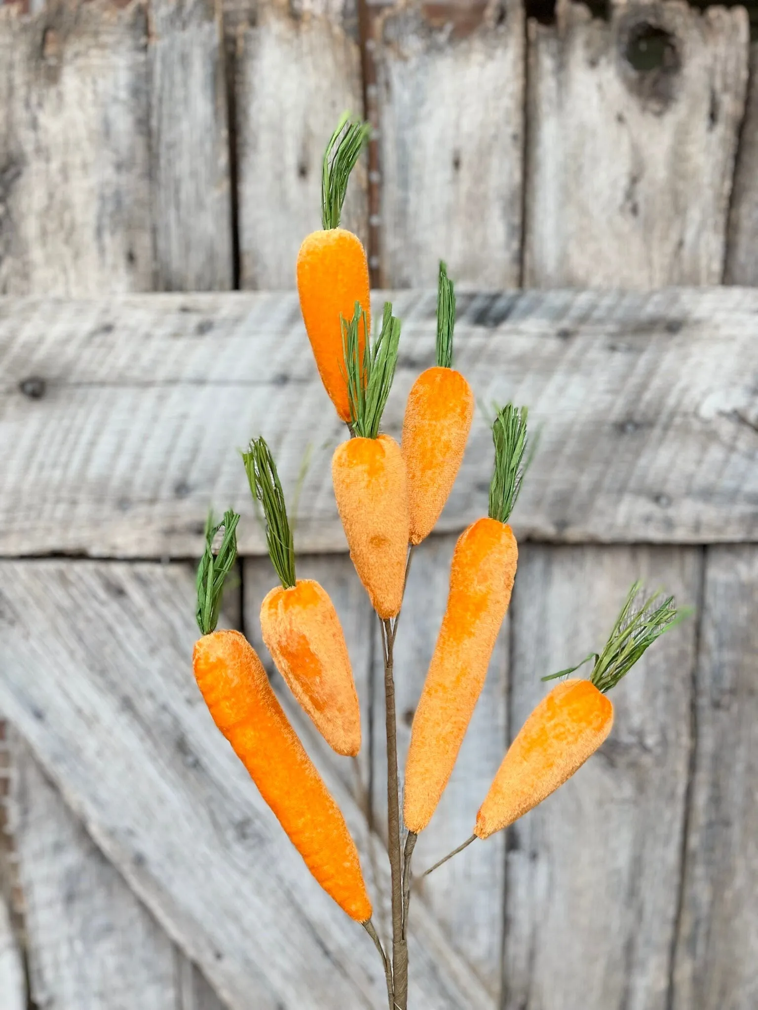 Orange Velvet Carrot Spray, 32" Carrot Spray