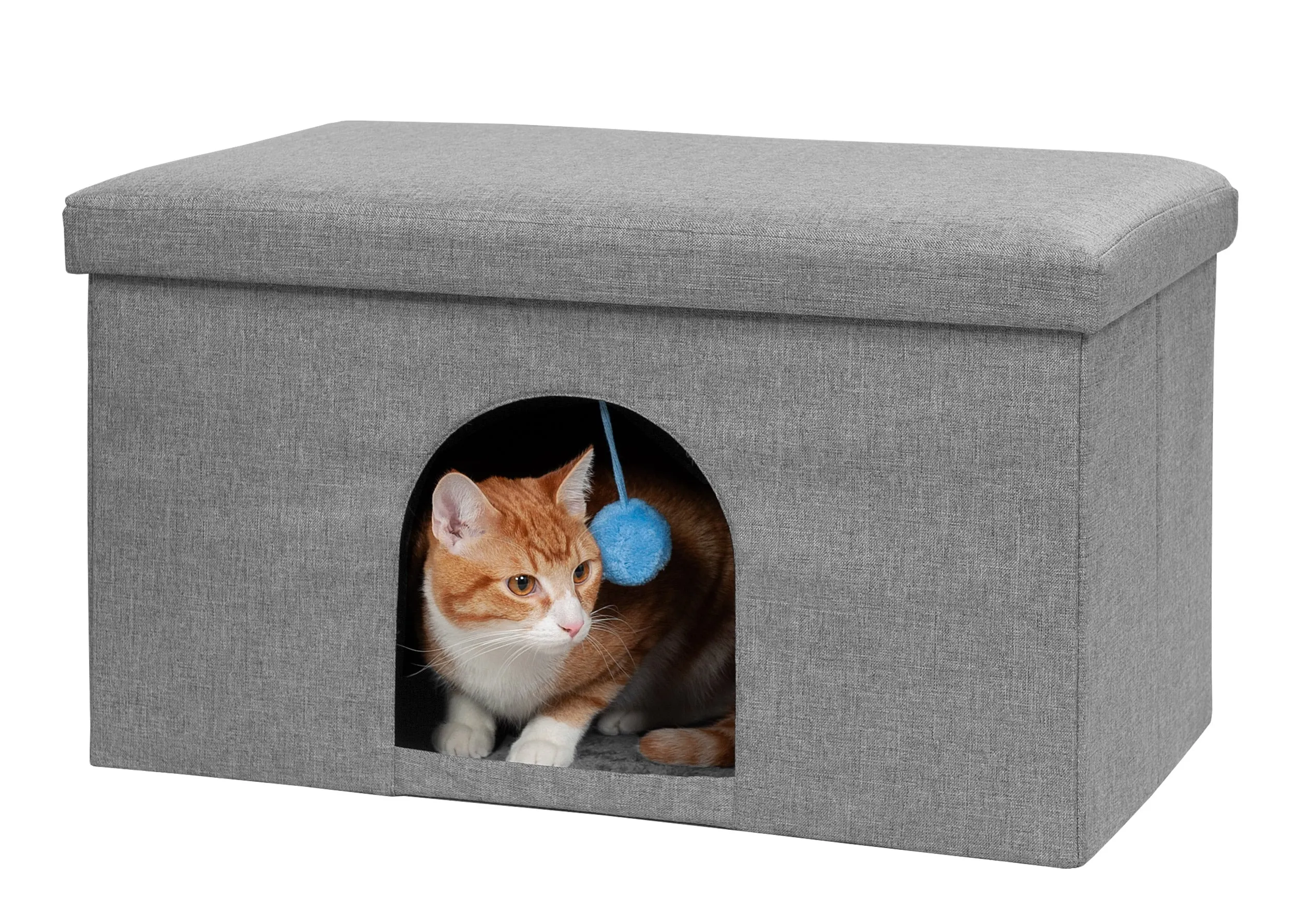 Pet House Footstool Ottoman Hideaway