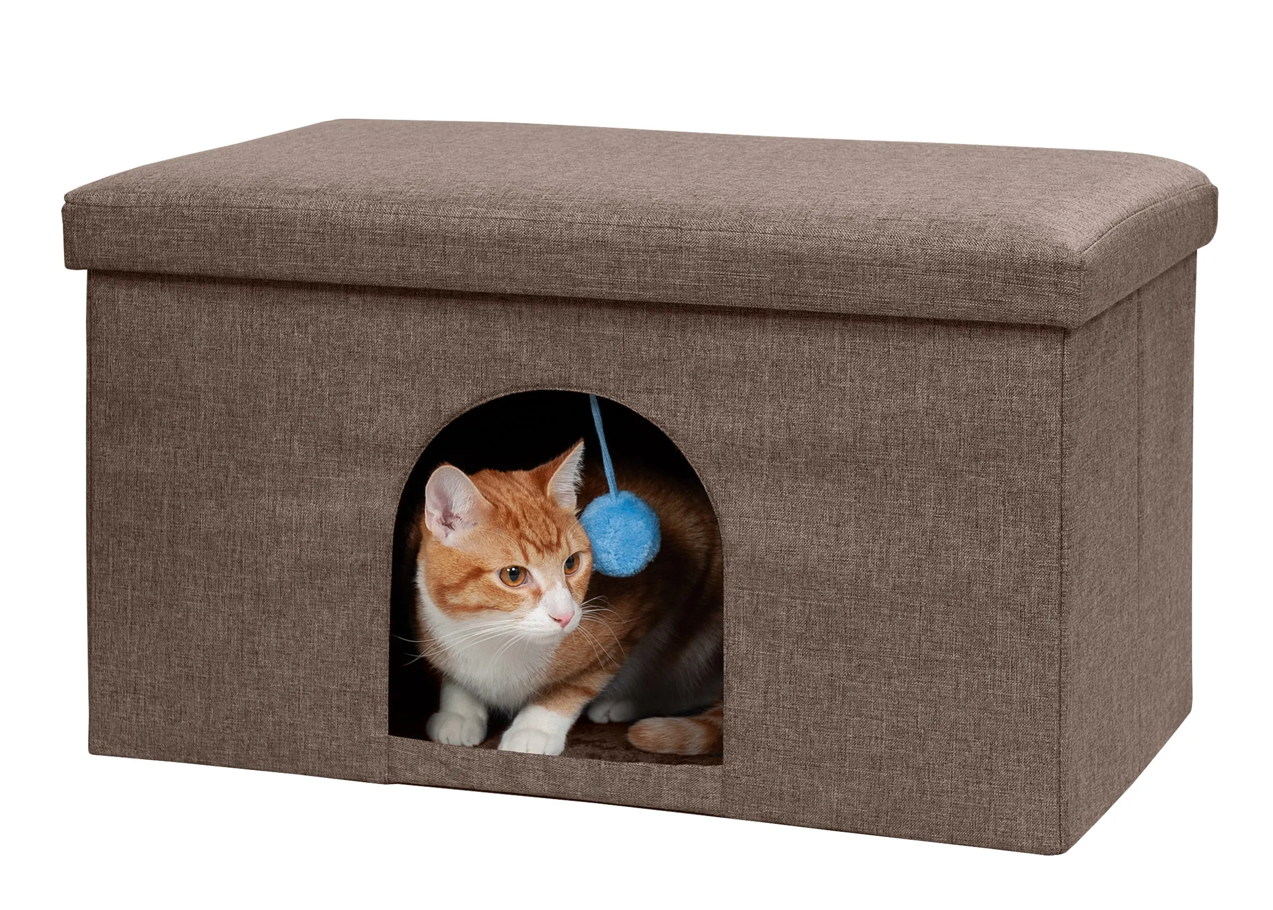 Pet House Footstool Ottoman Hideaway