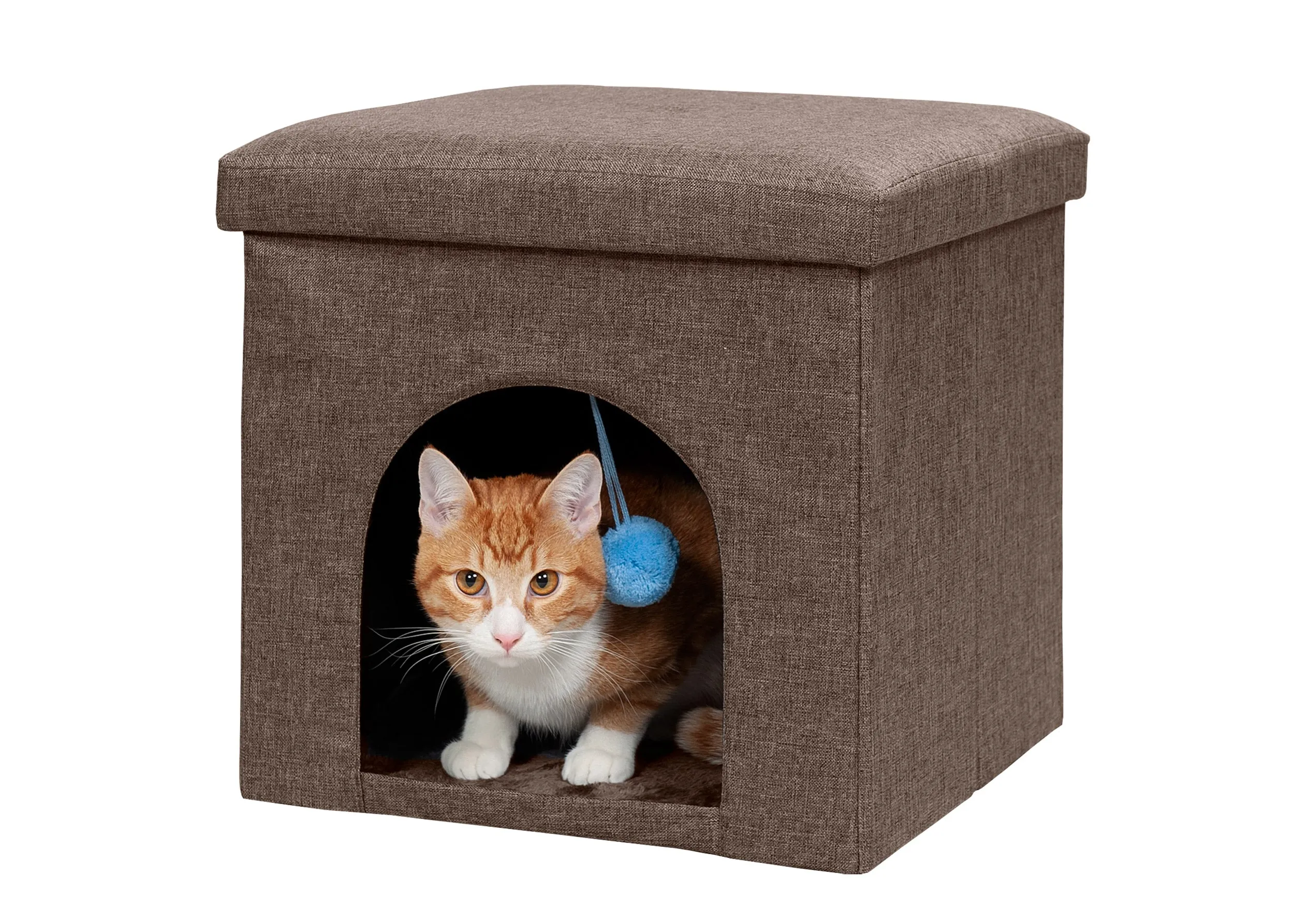 Pet House Footstool Ottoman Hideaway