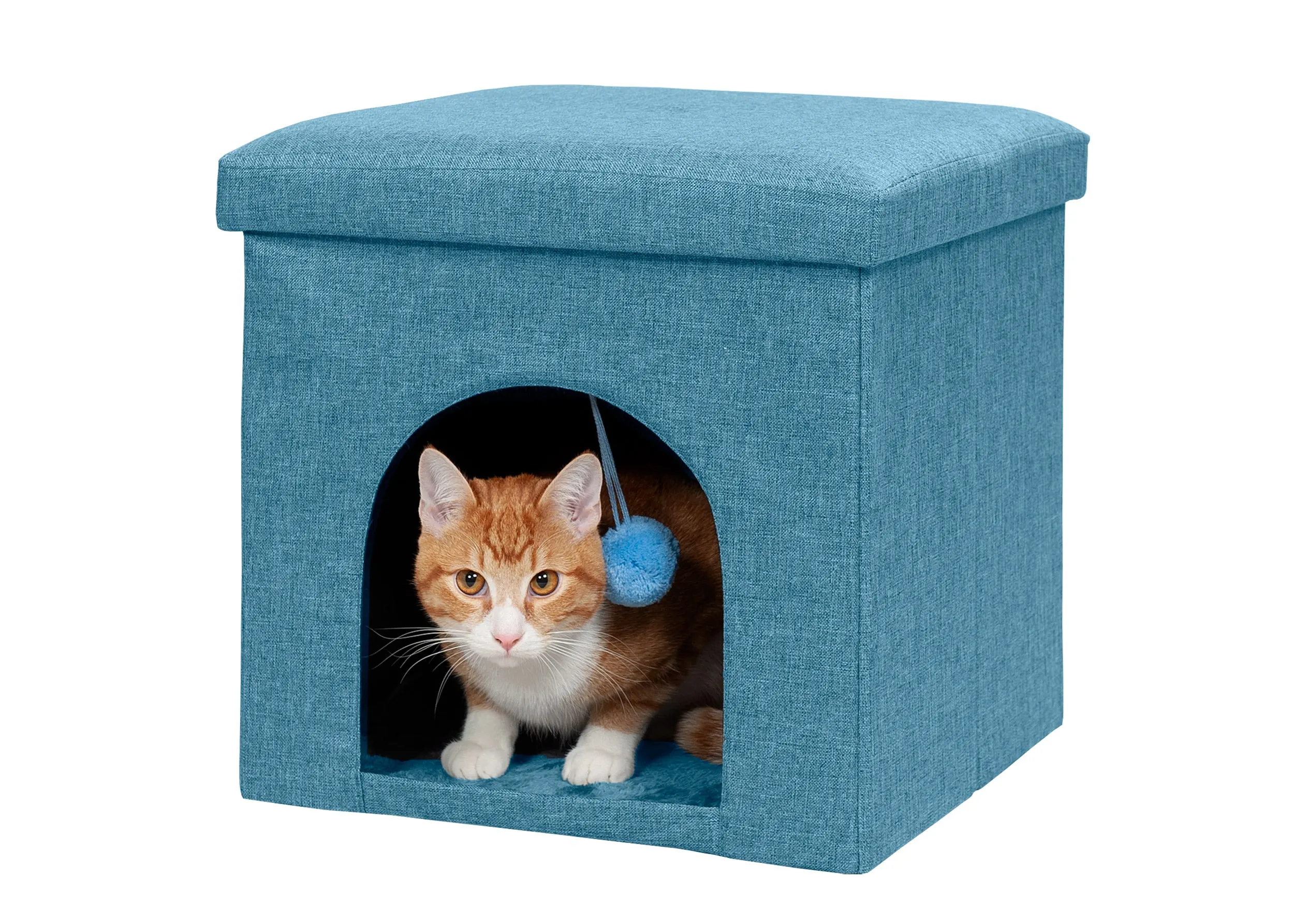 Pet House Footstool Ottoman Hideaway