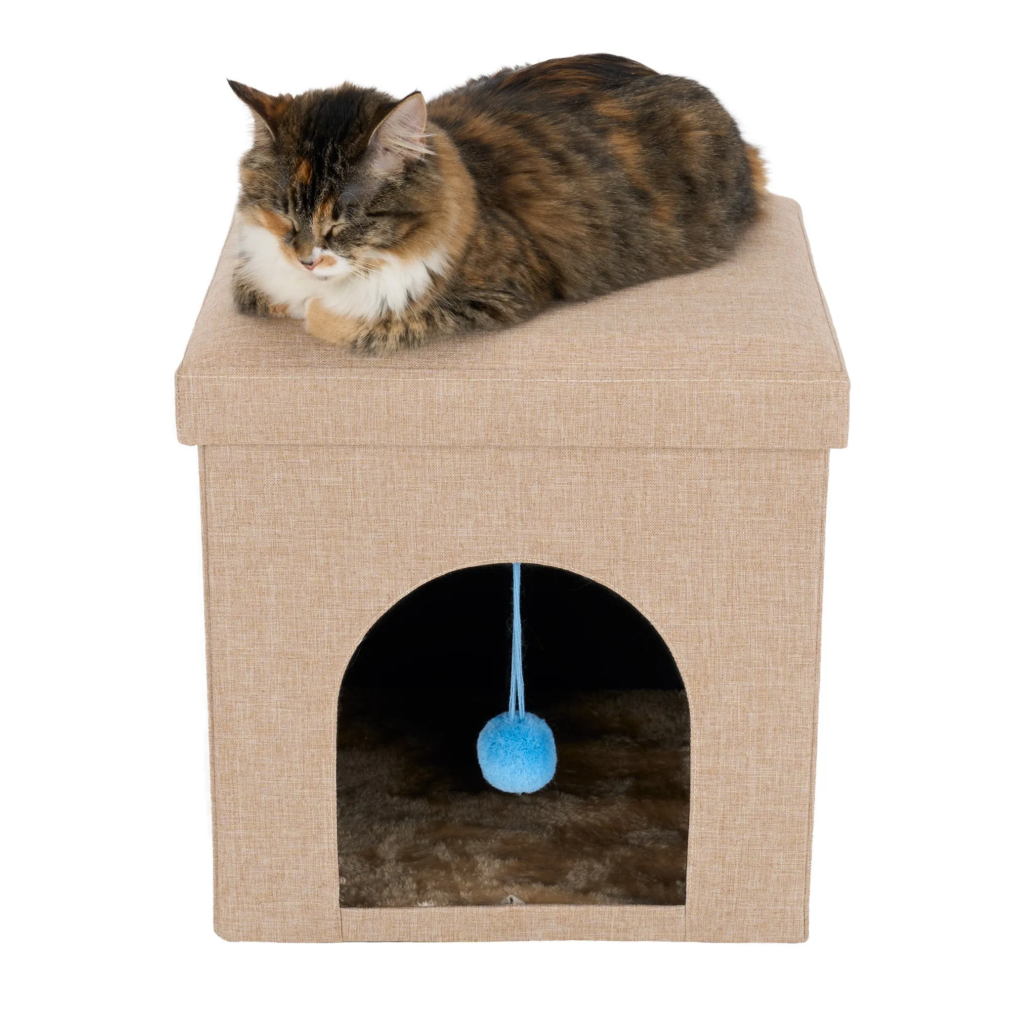 Pet House Footstool Ottoman Hideaway