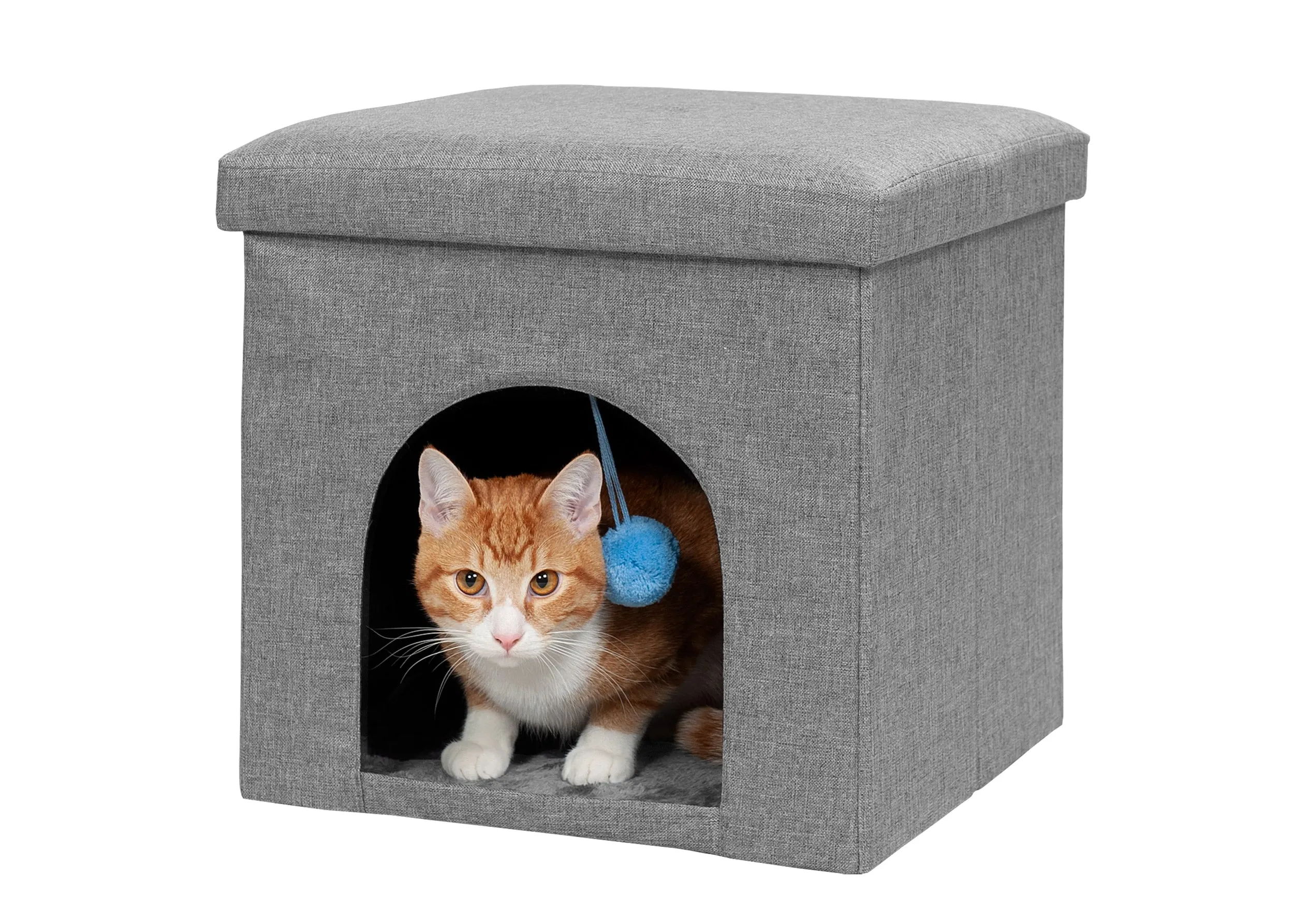 Pet House Footstool Ottoman Hideaway