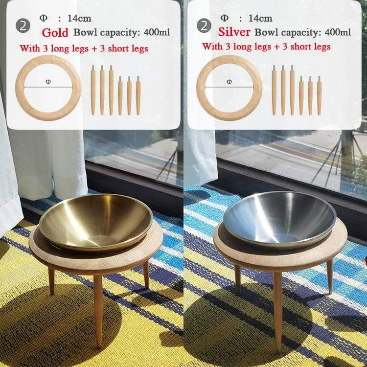 Purrfect Heights Stainless Steel Elevated Cat Bowl