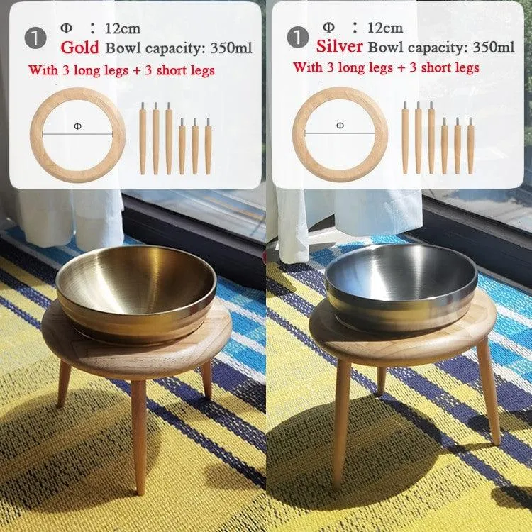 Purrfect Heights Stainless Steel Elevated Cat Bowl