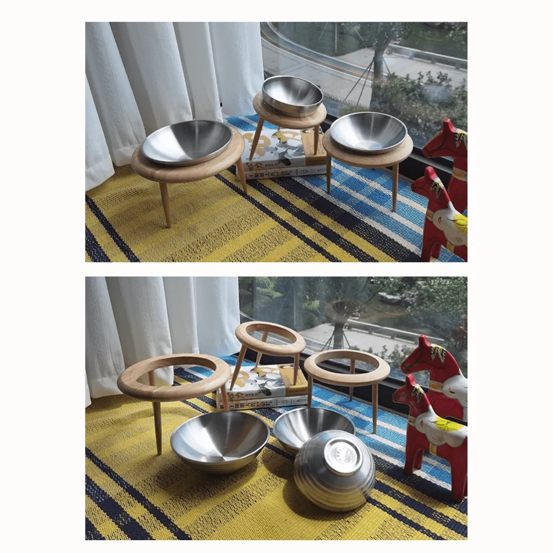 Purrfect Heights Stainless Steel Elevated Cat Bowl