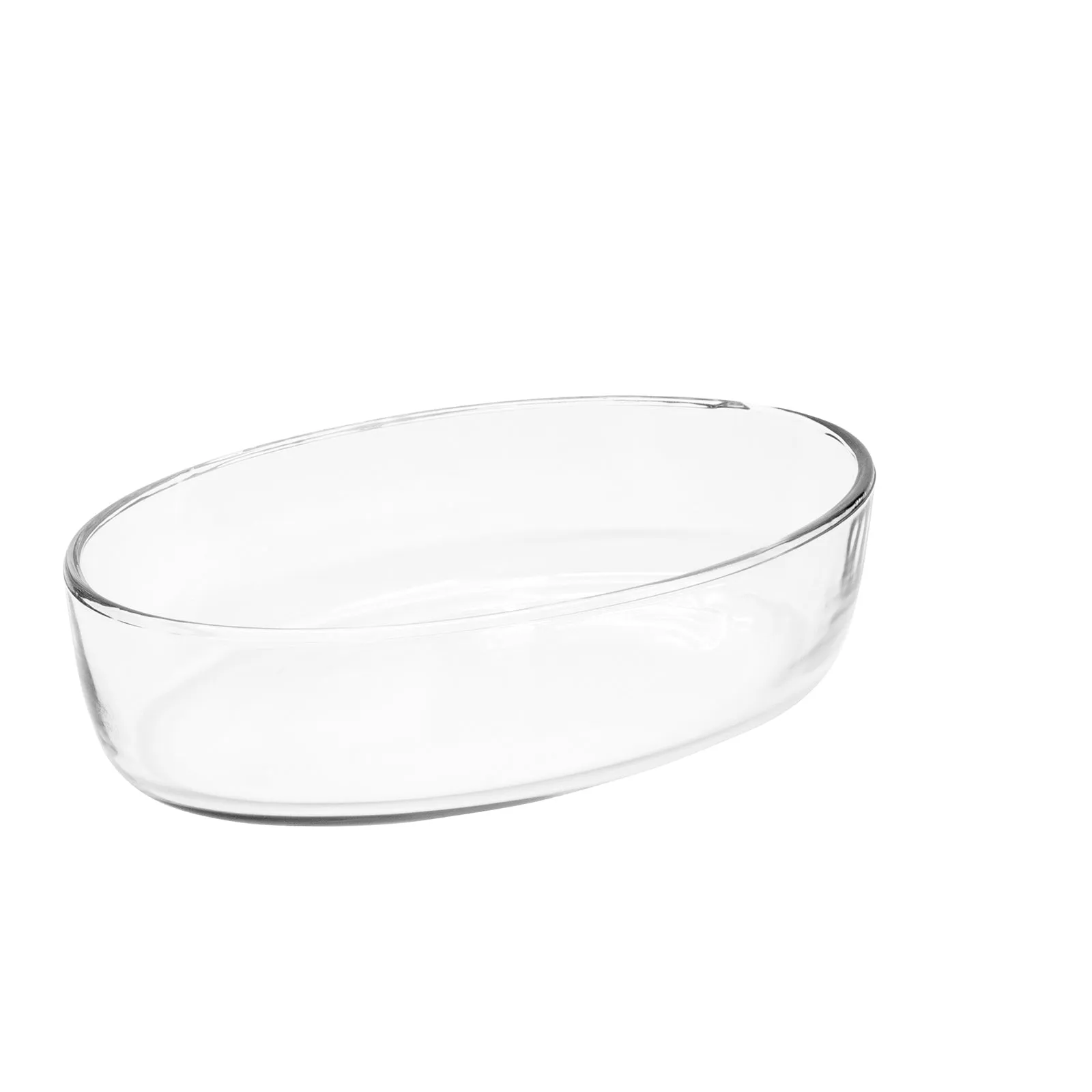 Red Co. Oval Clear Glass Casserole Baking Dish, Oven Basics Bakeware — 1.6 Quart - 10¼" x 7¼" x 2¼"