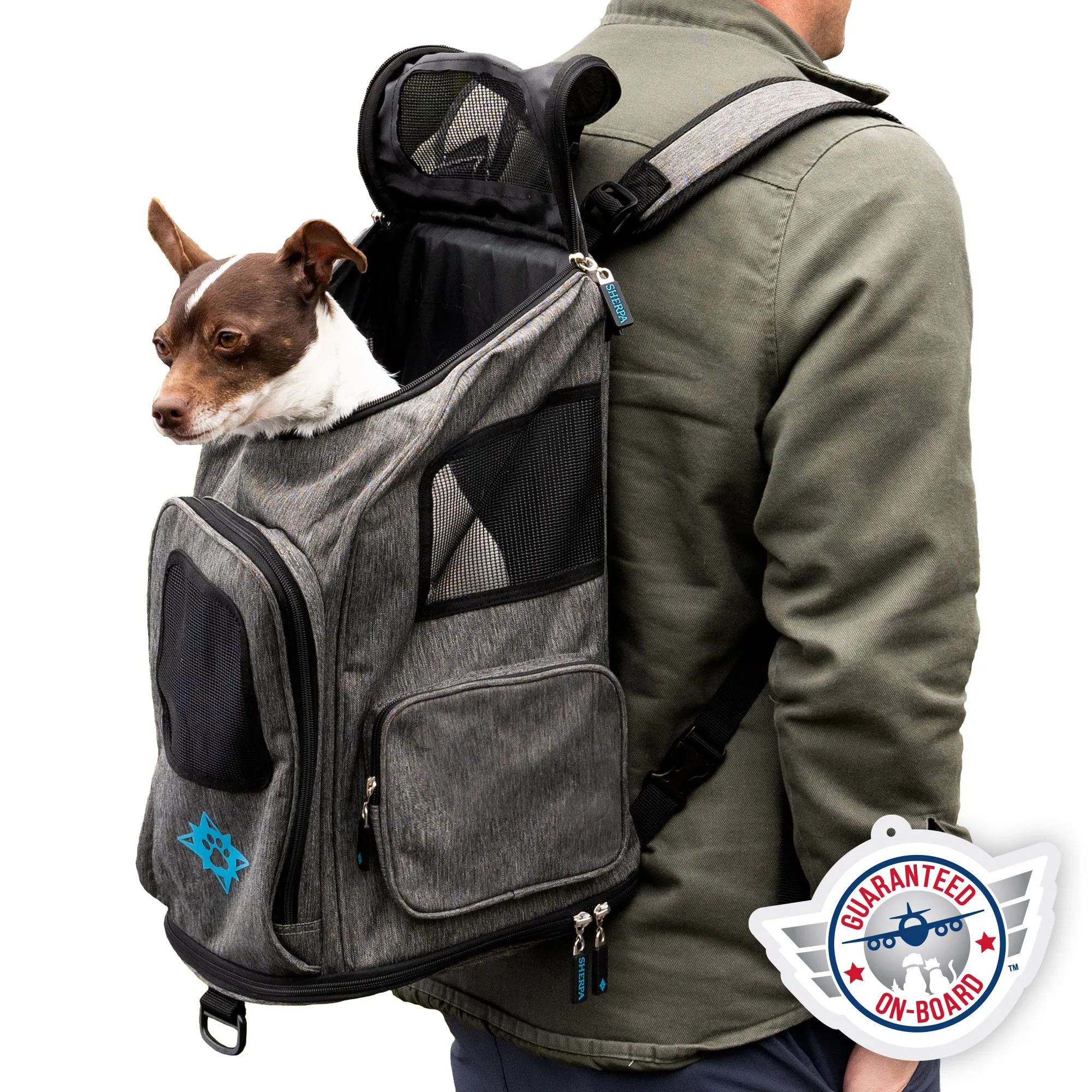 Sherpa - Duffel Backpack Travel Bag Pet Carrier